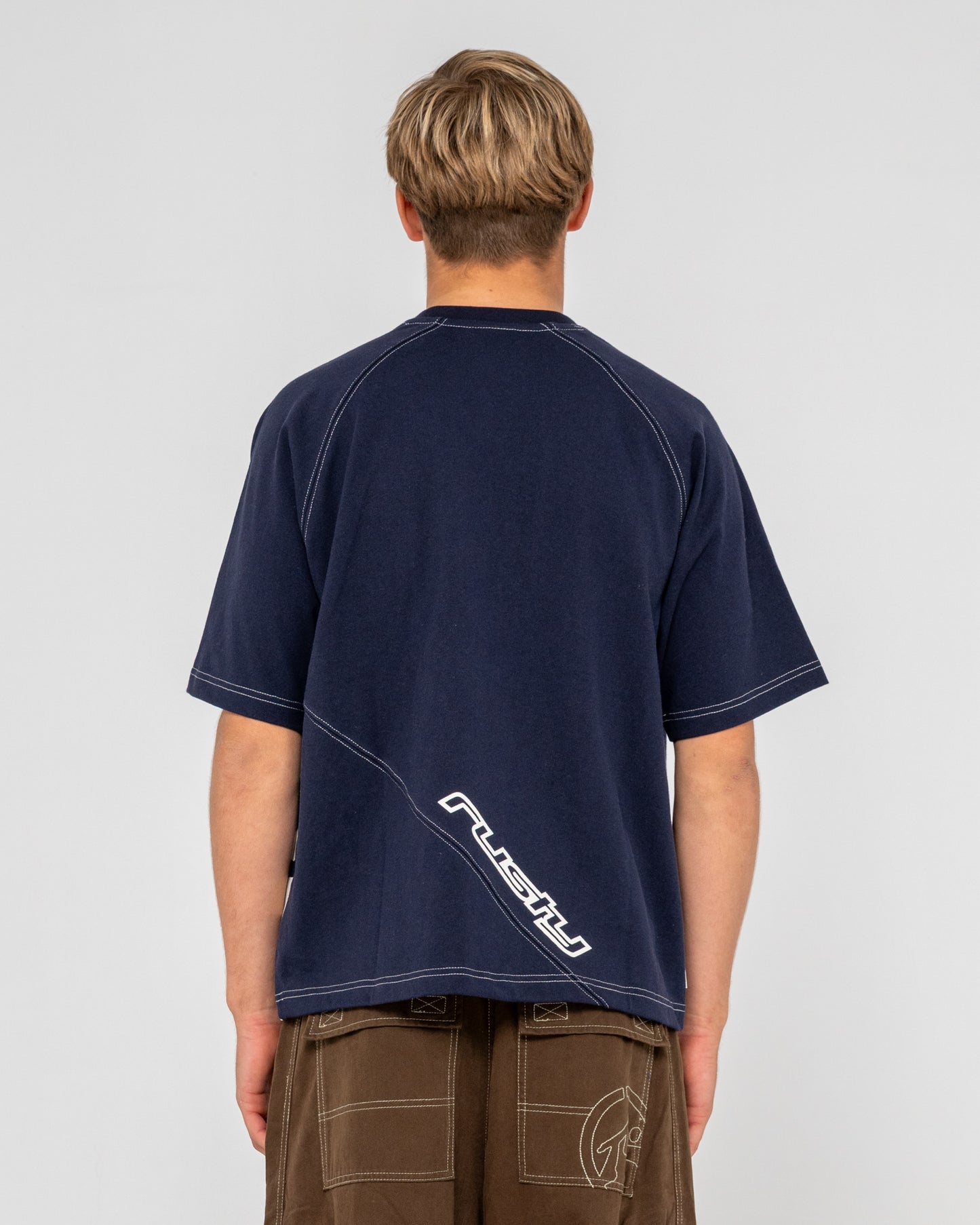 Remera Mc Rusty Pablo Short Sleeve Heavy Tee Navy Blue