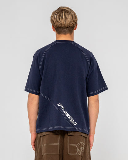 Remera Mc Rusty Pablo Short Sleeve Heavy Tee Navy Blue