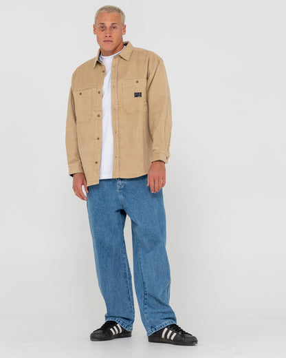 Camisa Mc Rusty Cobra Over Shirt Light Fennel