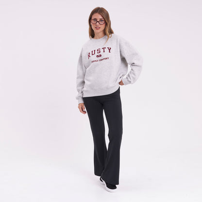 Buzo Rusty Walk On Relaxed Crew Ld Grey Marle