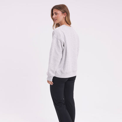 Buzo Rusty Walk On Relaxed Crew Ld Grey Marle