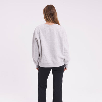 Buzo Rusty Walk On Relaxed Crew Ld Grey Marle