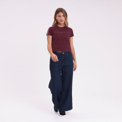 Jean Rusty Wendy Hi Rise Wide Leg Jean Ld Deep Blue