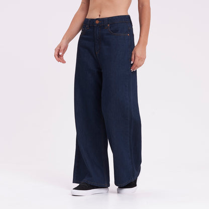 Jean Rusty Wendy Hi Rise Wide Leg Jean Ld Deep Blue