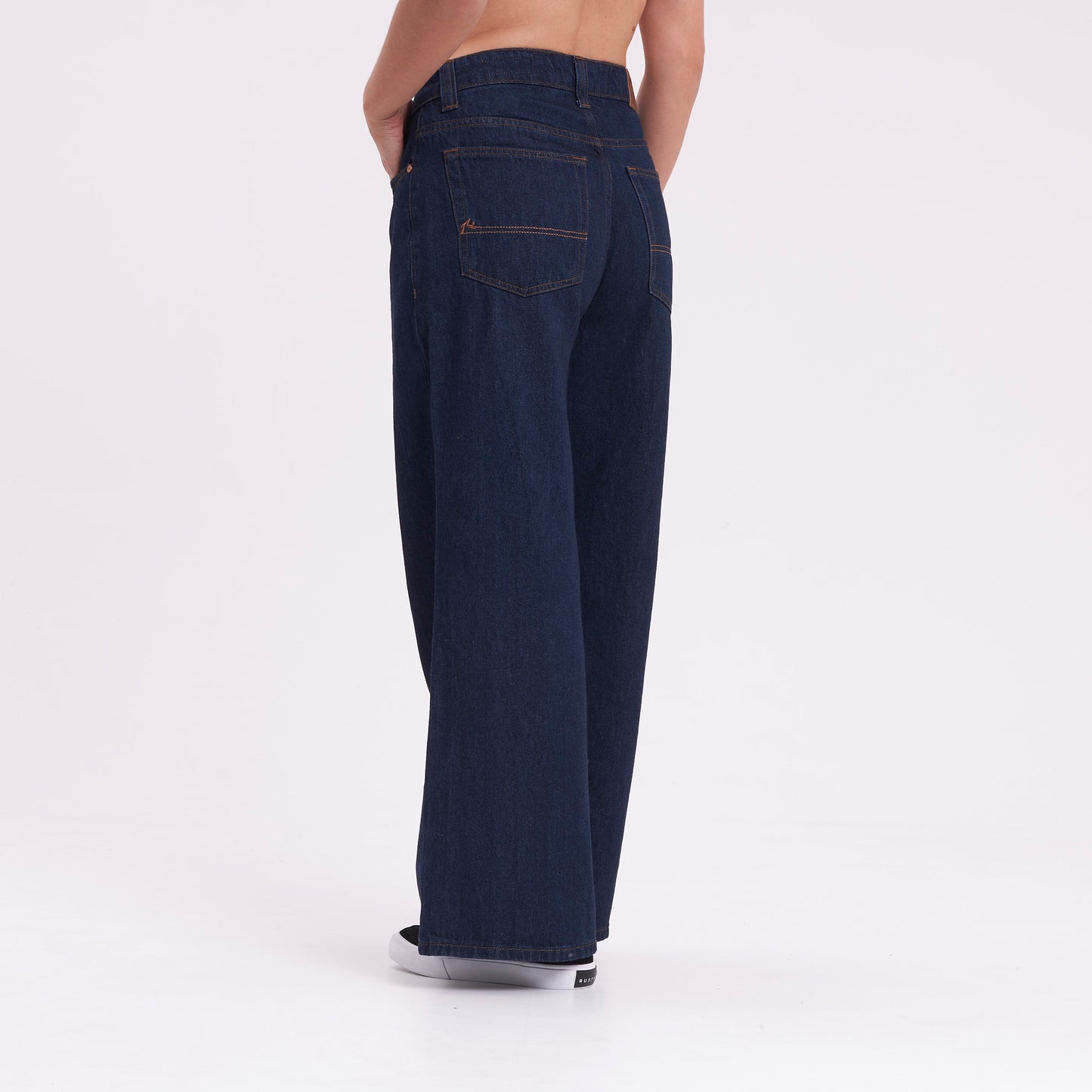 Jean Rusty Wendy Hi Rise Wide Leg Jean Ld Deep Blue