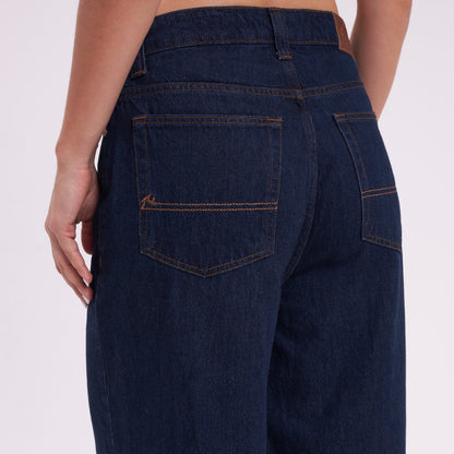 Jean Rusty Wendy Hi Rise Wide Leg Jean Ld Deep Blue