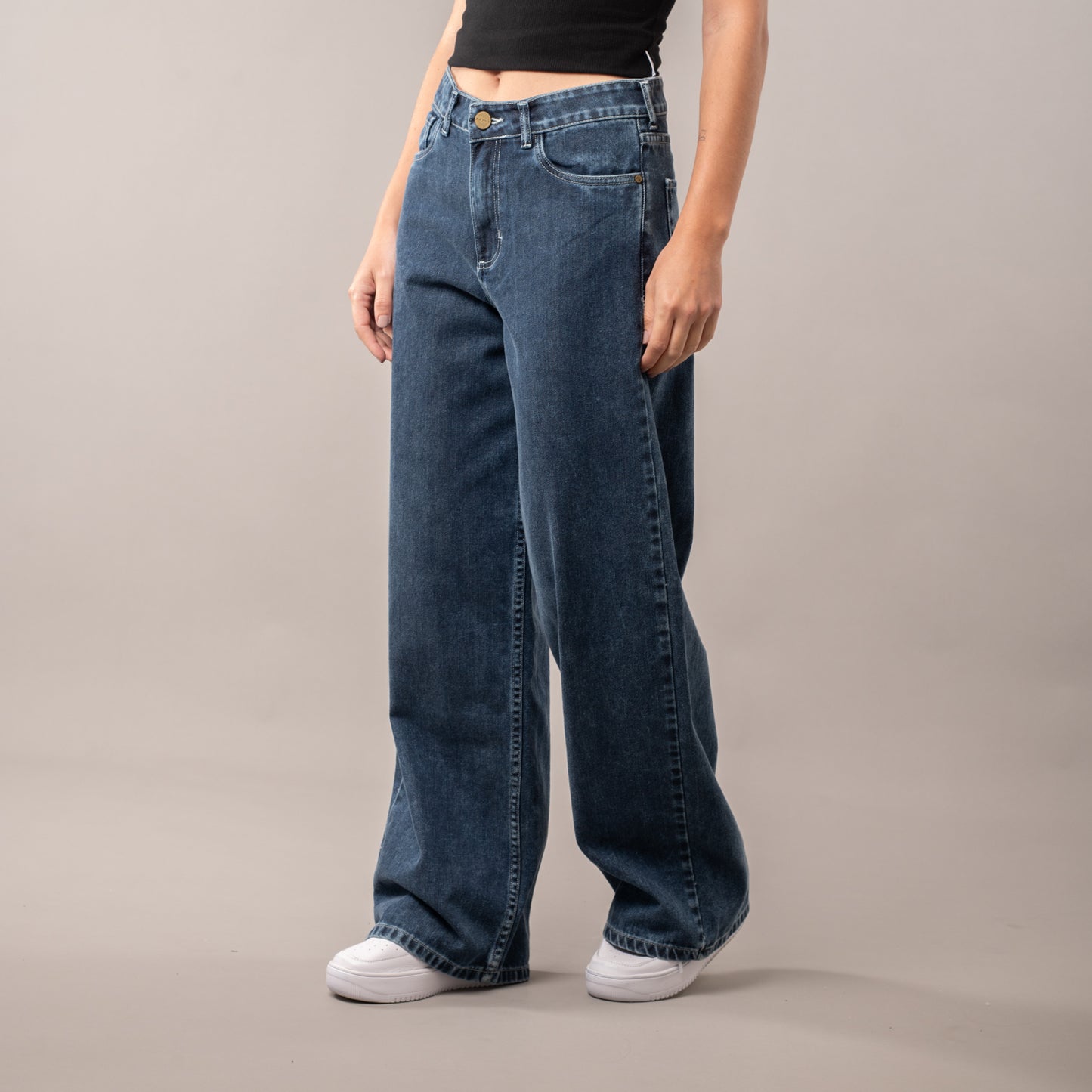 Jean Rusty Wendy Hi Rise Wide Leg Jean Ld Blue