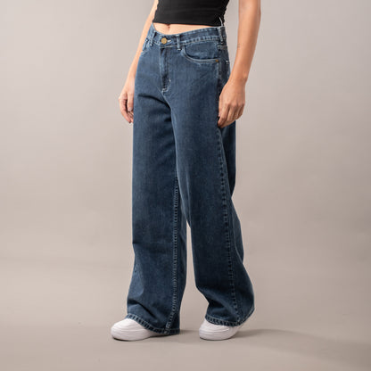 Jean Rusty Wendy Hi Rise Wide Leg Jean Ld Blue