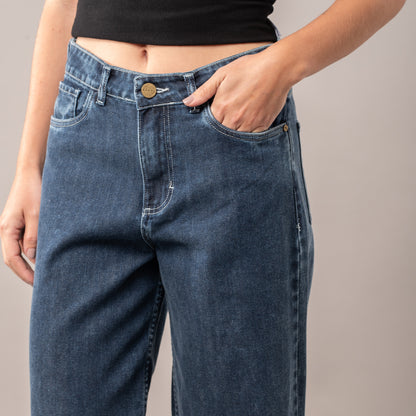 Jean Rusty Wendy Hi Rise Wide Leg Jean Ld Blue