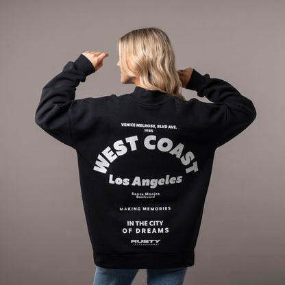 Buzo Rusty West Coast Oversize Crew Ld Black