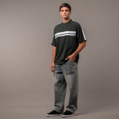 Remera Mc Rusty White Lines Tee Green Gables