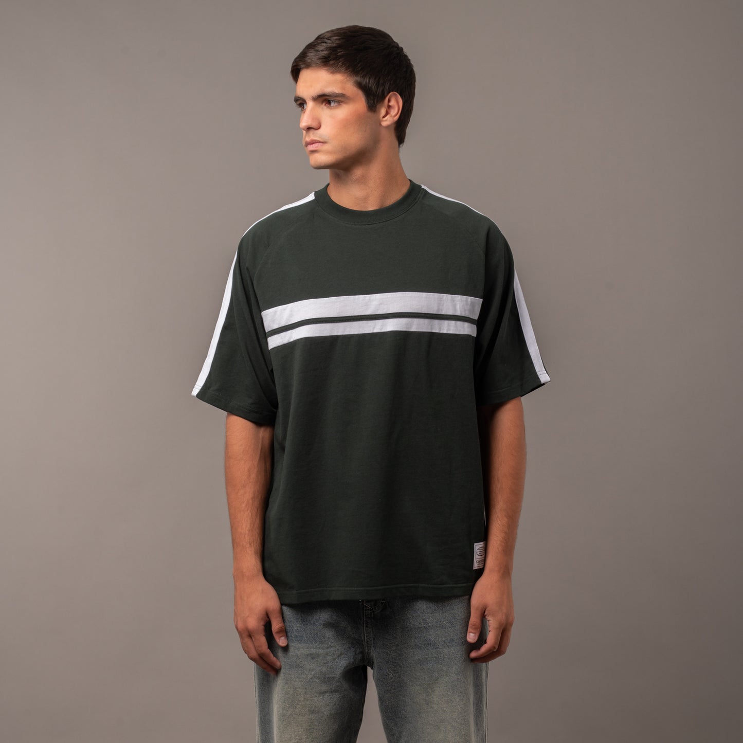 Remera Mc Rusty White Lines Tee Green Gables