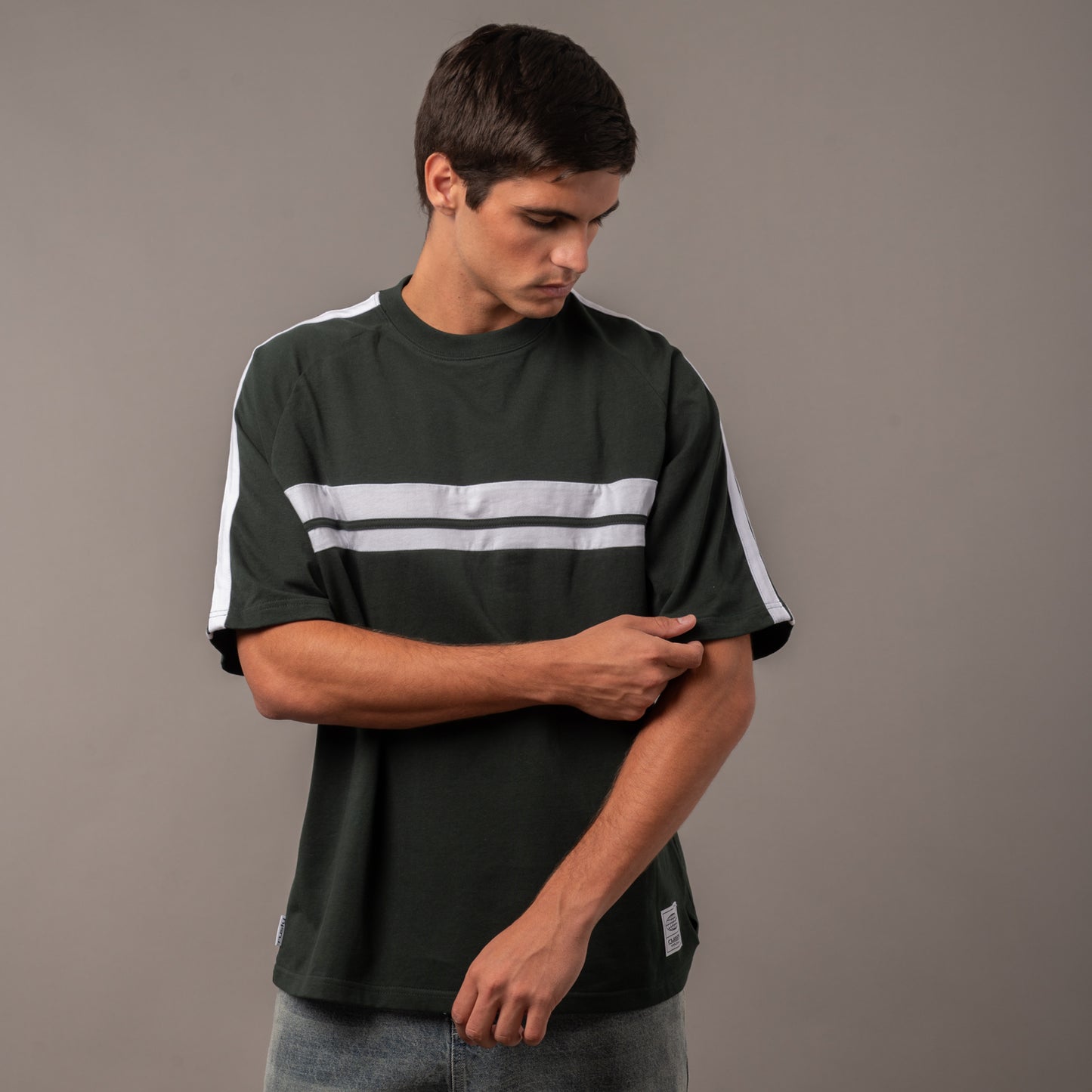 Remera Mc Rusty White Lines Tee Green Gables