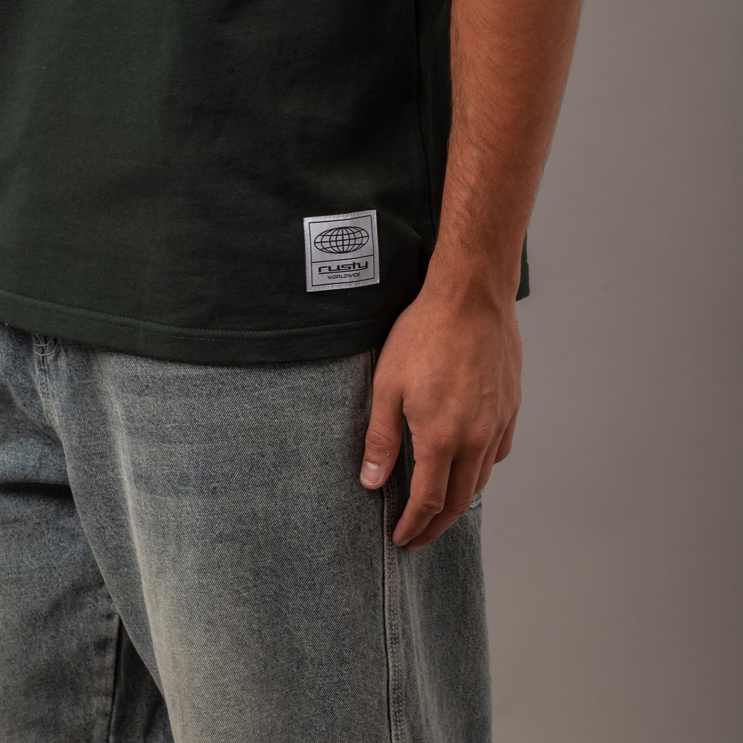 Remera Mc Rusty White Lines Tee Green Gables