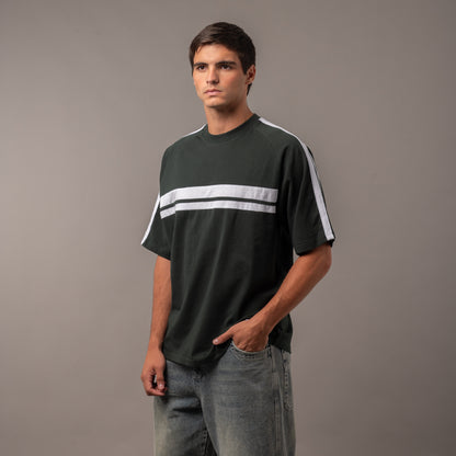 Remera Mc Rusty White Lines Tee Green Gables