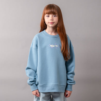 Buzo Rusty Wildflower Relaxed Crew Girls Glacier Lake