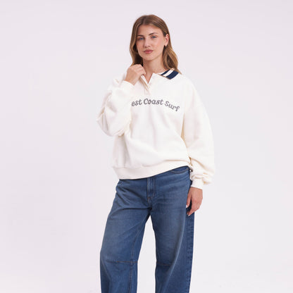 Buzo Rusty Wonderwall Polo Crew Ld Egret