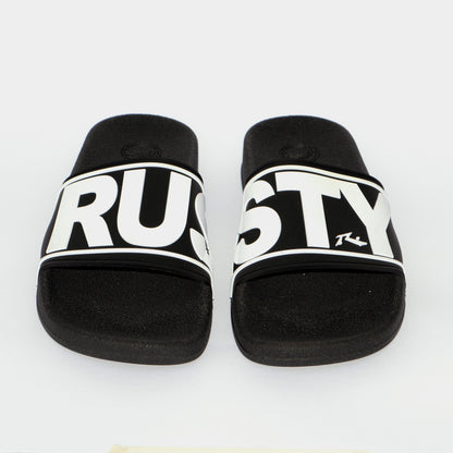 Ojotas Rusty Wordis Slide Jr Black