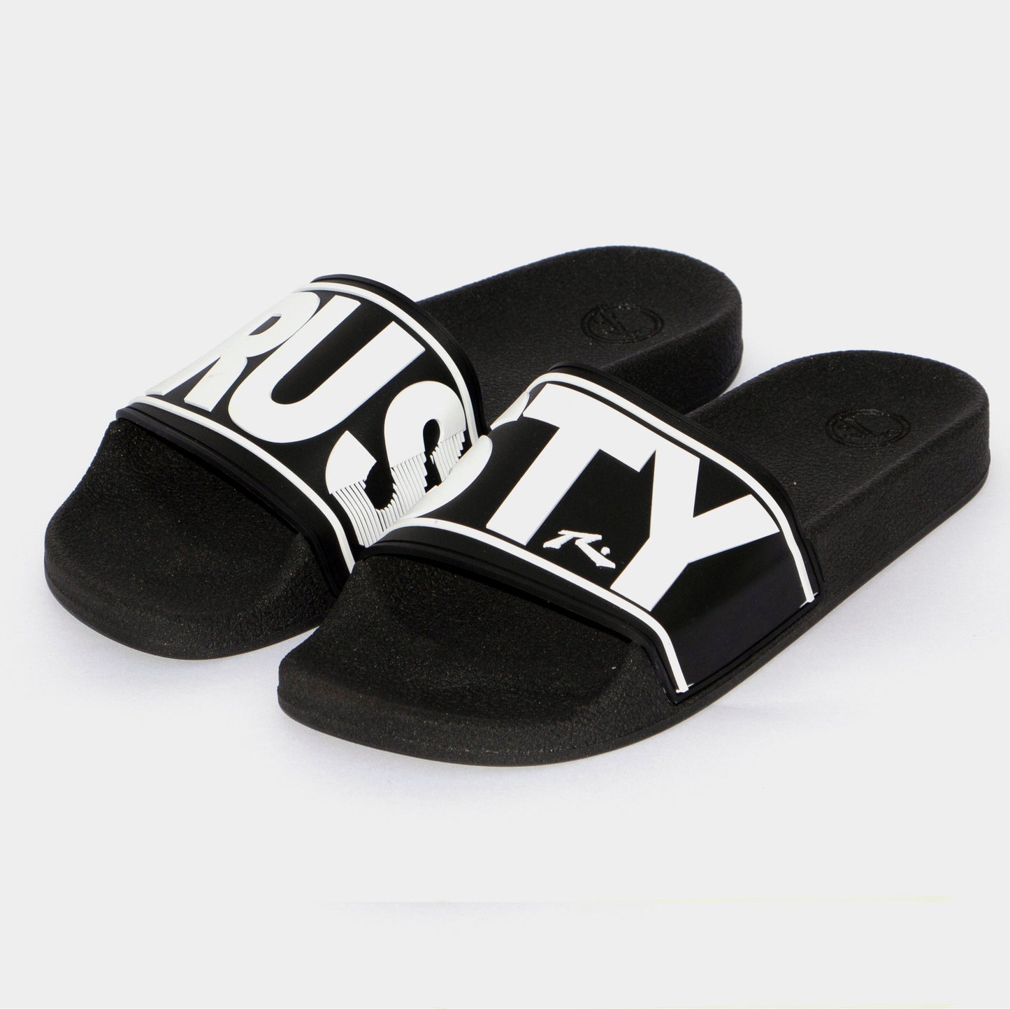 Ojotas Rusty Wordis Slide Jr Black