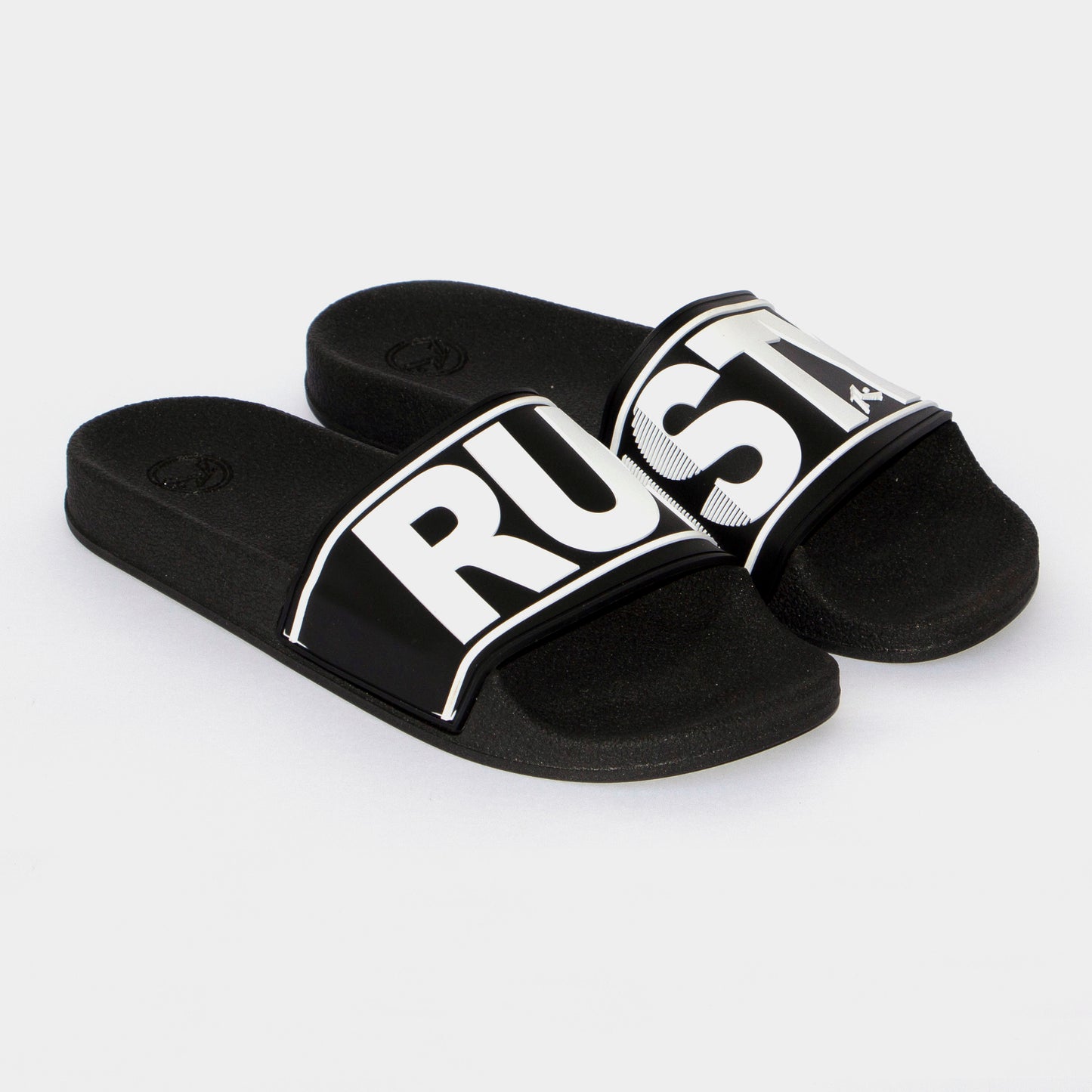 Ojotas Rusty Wordis Slide Black