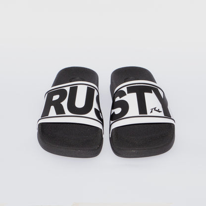 Ojotas Rusty Wordis Slide White