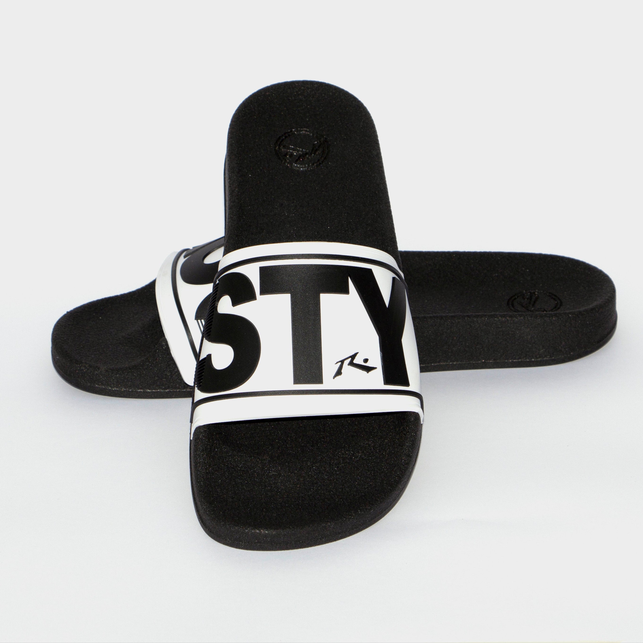 Ojotas Rusty Wordis Slide White