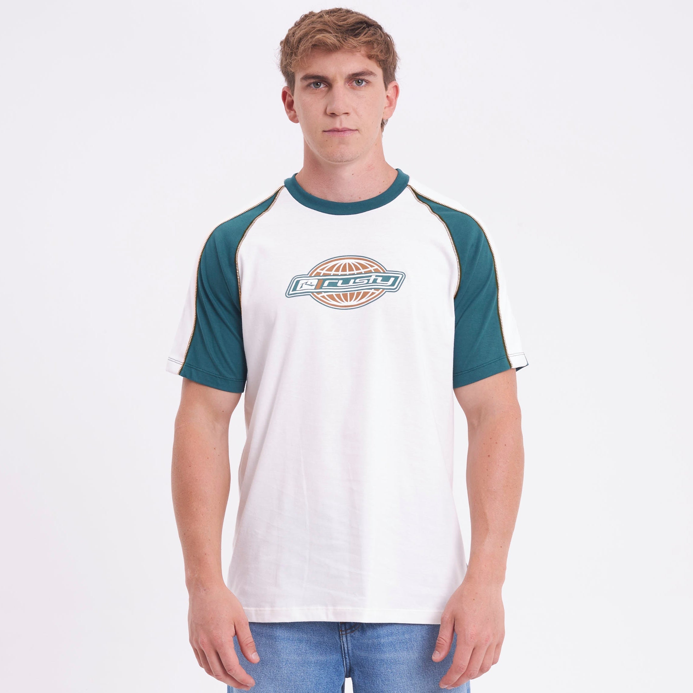 Remera Mc Rusty World Logo Tee Off White