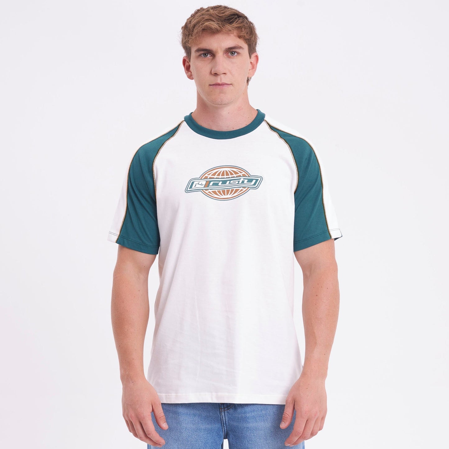 Remera Mc Rusty World Logo Tee Off White