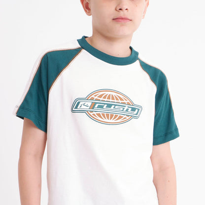 Remera Mc Rusty World Logo Tee Jr Off White
