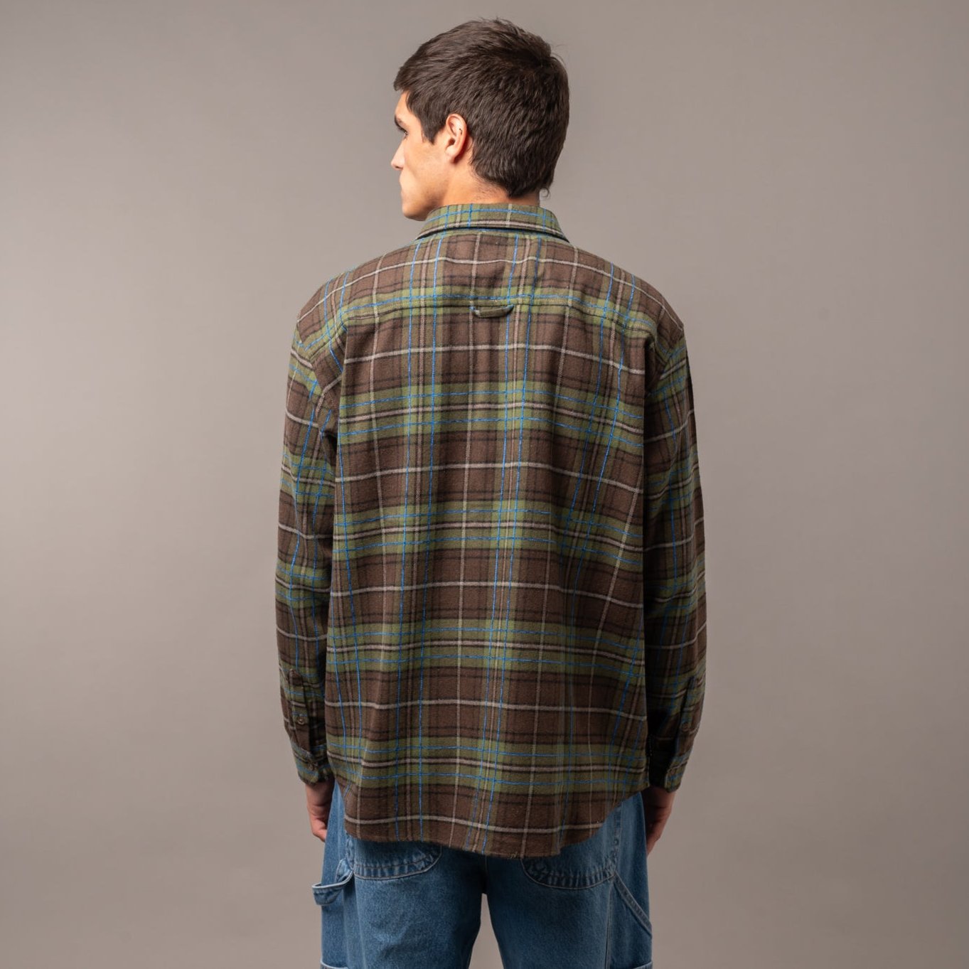 Camisa Rusty Worldwide Cuts Long Slleve Savanna