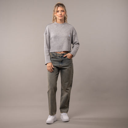 Remera Rusty Worldwide Grey Marle