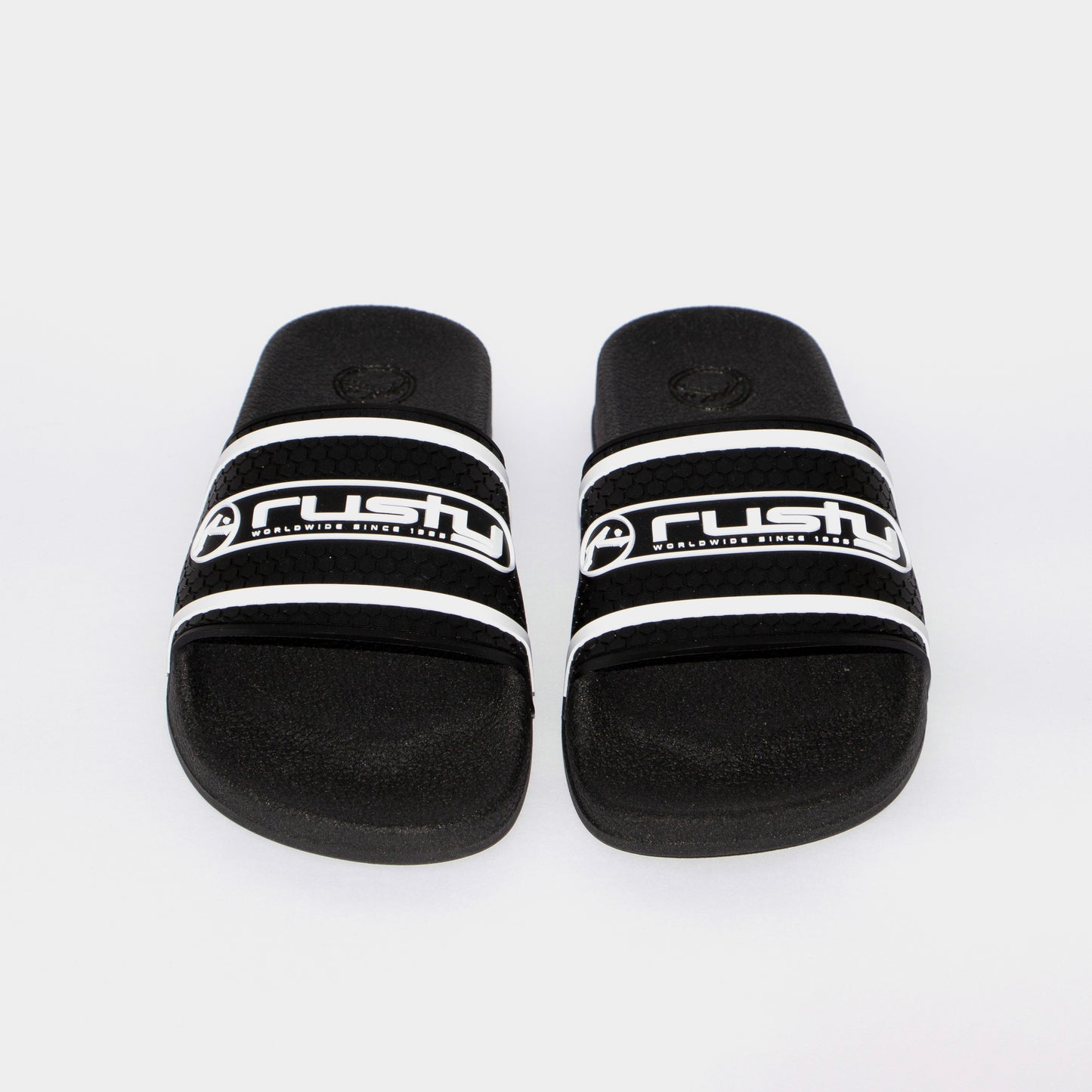 Ojotas Rusty Worldwide Since 1985 Slide Black