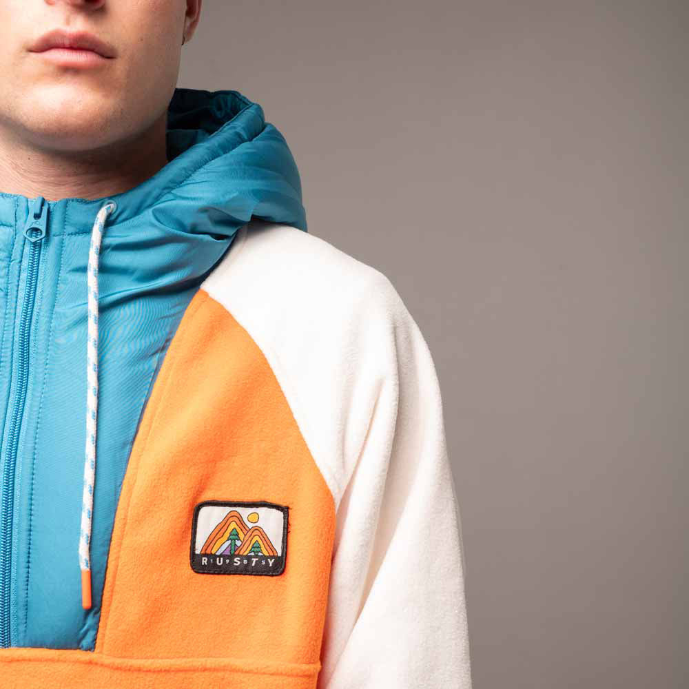 Canguro Rusty Wutang Hood 1/2 Zip* Orange