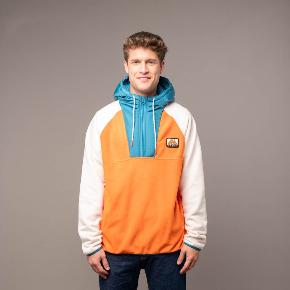 Canguro Rusty Wutang Hood 1/2 Zip* Orange
