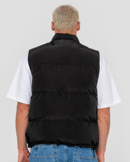 Chaleco Rusty Rippa Puffer Vest Black