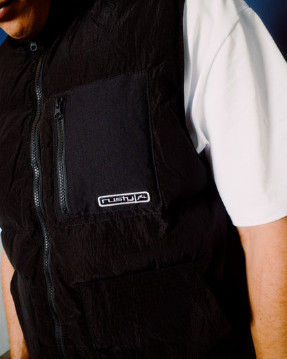 Chaleco Rusty Rippa Puffer Vest Black