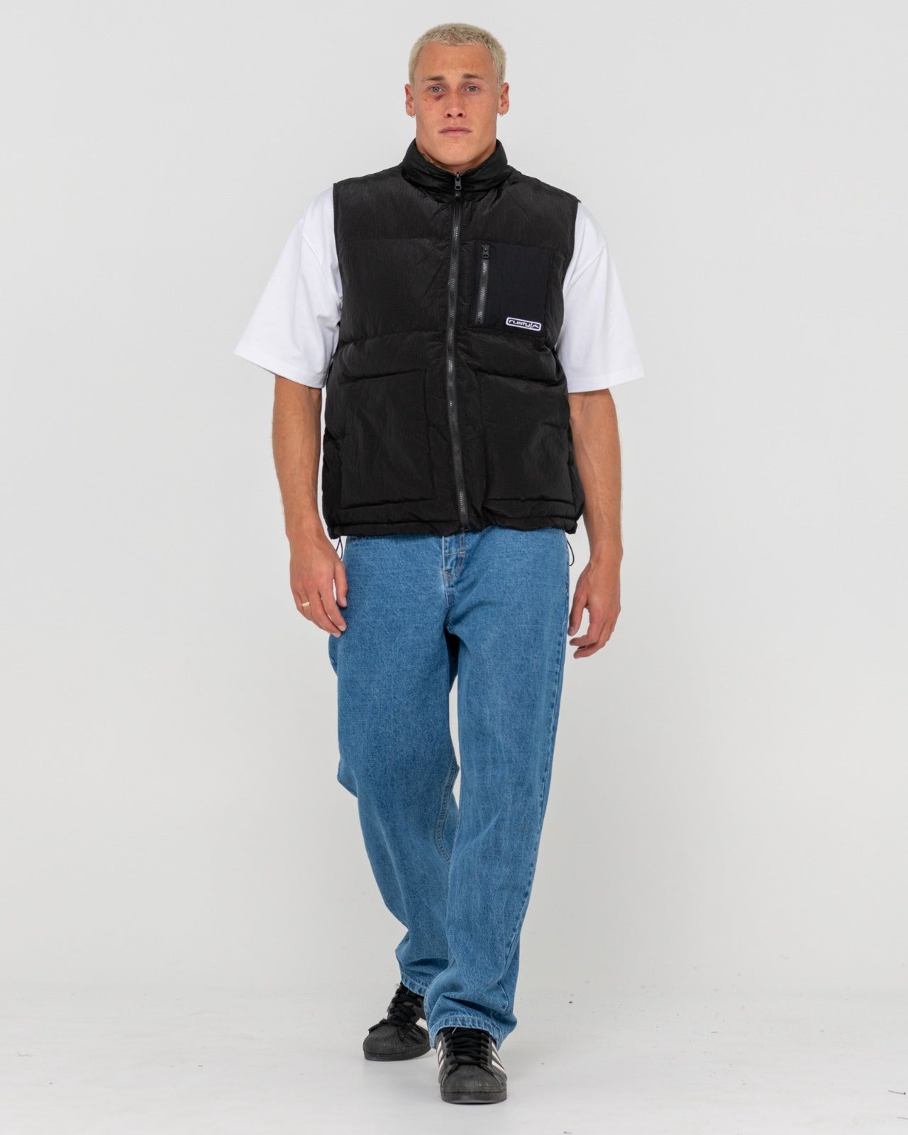 Chaleco Rusty Rippa Puffer Vest Black