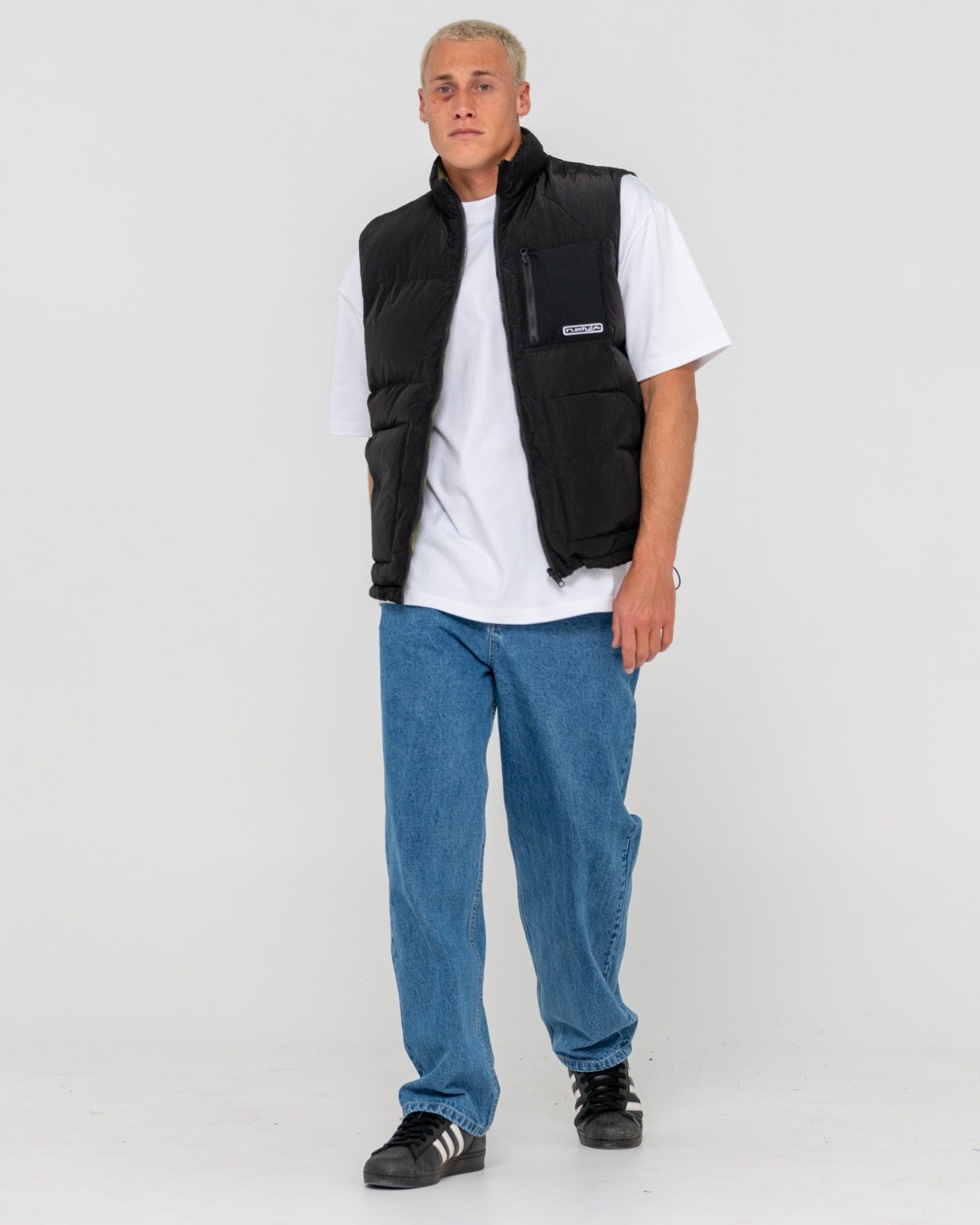 Chaleco Rusty Rippa Puffer Vest Black