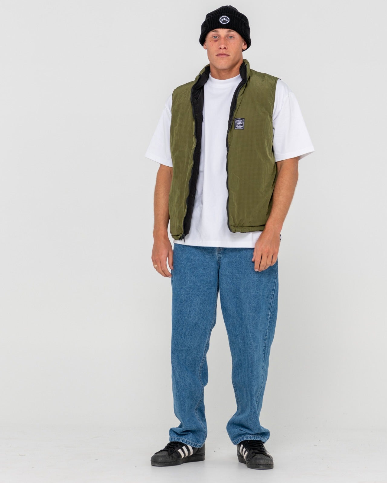 Chaleco Rusty Rippa Puffer Vest Black