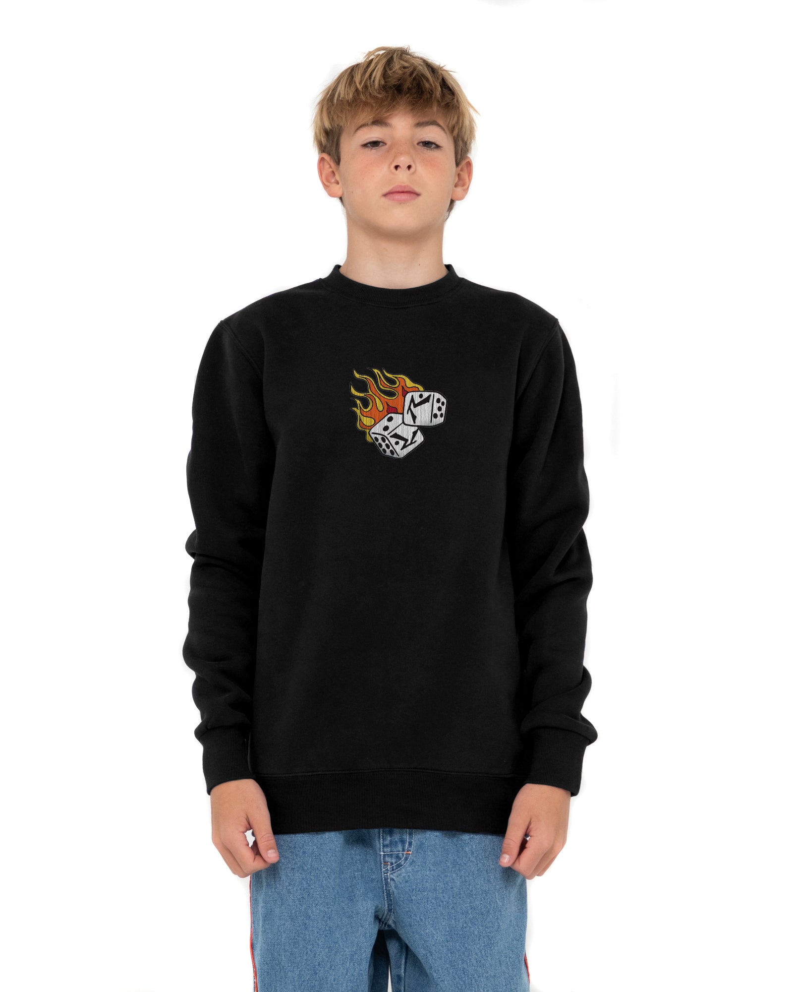 buzo_rusty_casino_crew_jr_black#BK#BLACK