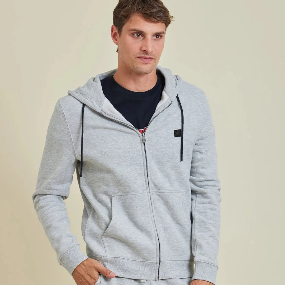 Campera Canguro Rusty Tiranis Zh* Grey Marle