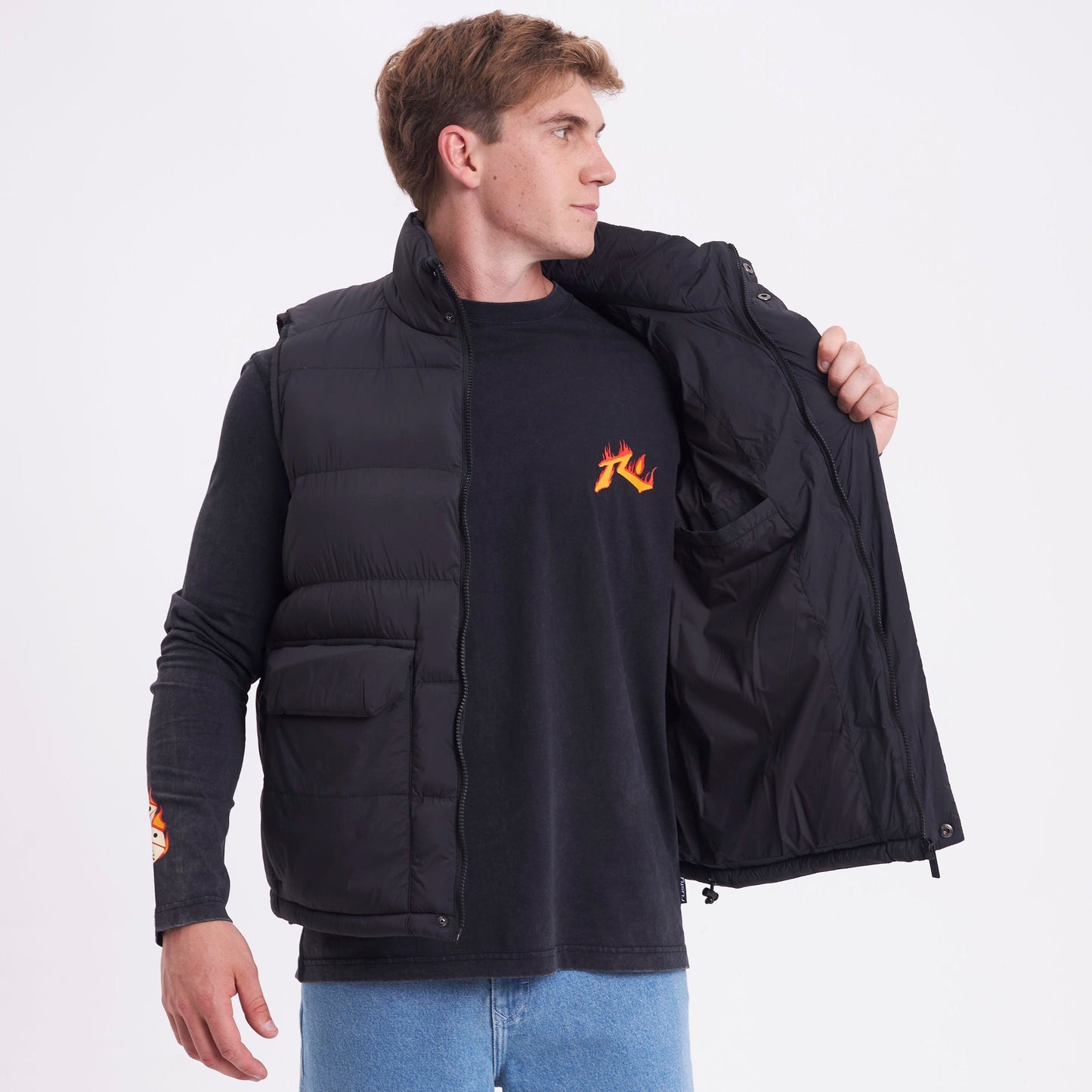 Chaleco Rusty Rambo Vest Black