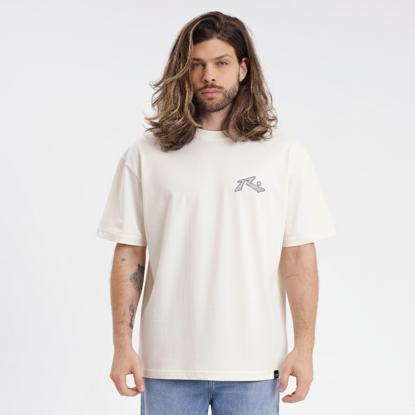 Remera Mc Rusty Competition 2.0 Tee Off White/Grey