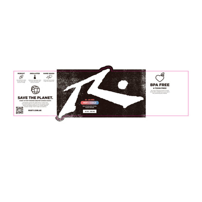 Varios Rusty Quencher Bottle Black