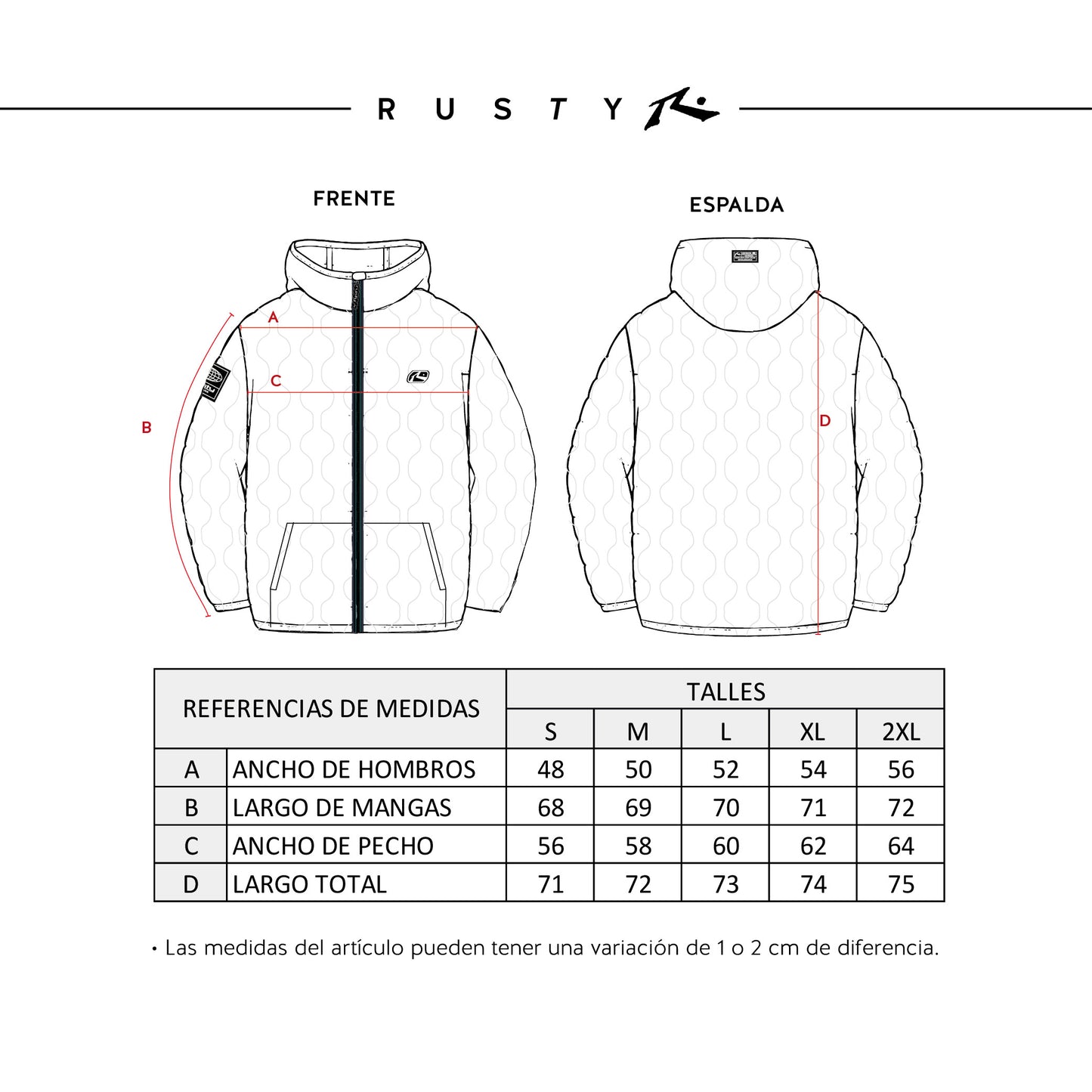 Campera Abrigo Rusty Freemont Green