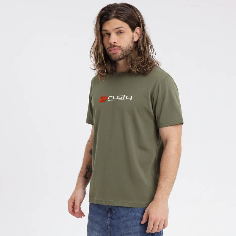 Remera Mc Rusty Global Confussion Tee Megabig Shadow Army