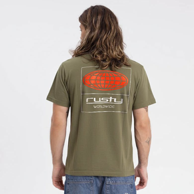 Remera Mc Rusty Global Confussion Tee Superbig Shadow Army