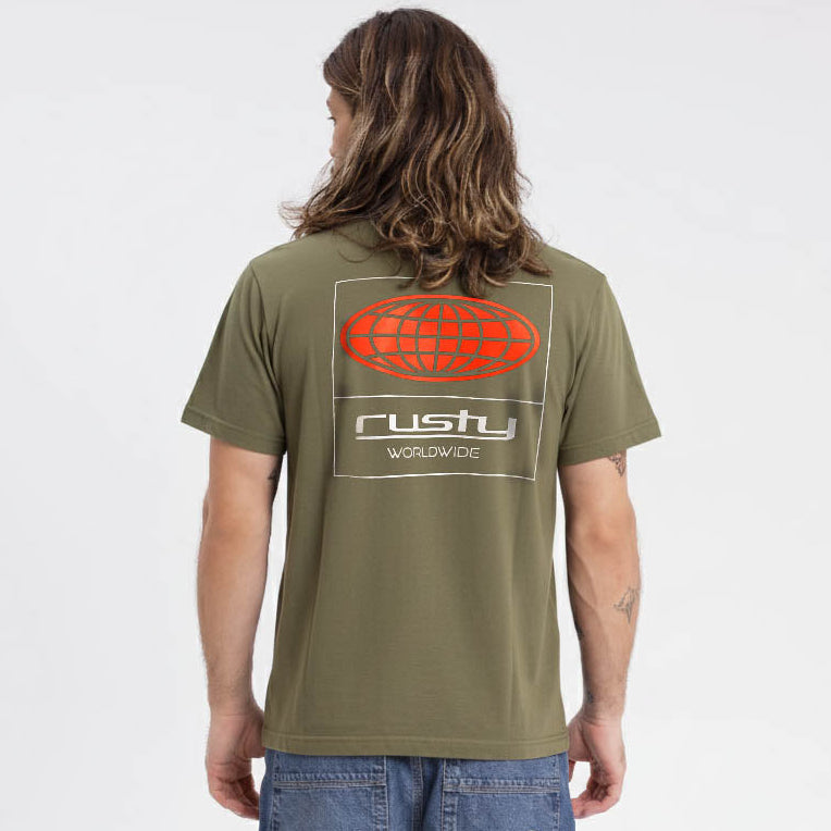 Remera Mc Rusty Global Confussion Tee Megabig Shadow Army