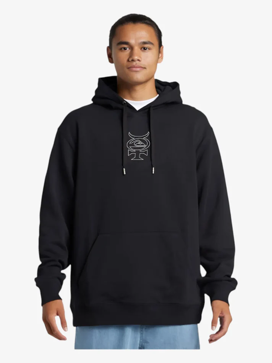 Canguro Quiksilver Buzo Cang Mercury (Neg) Qk Negro