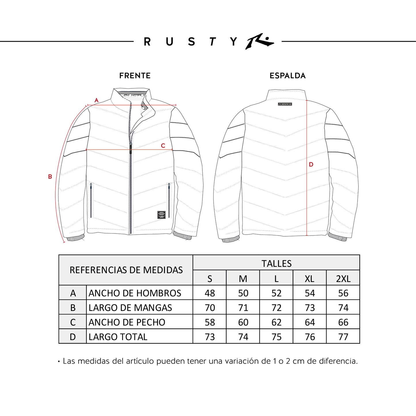 Campera Abrigo Rusty Mobiler Black